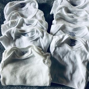 10 White Onesies